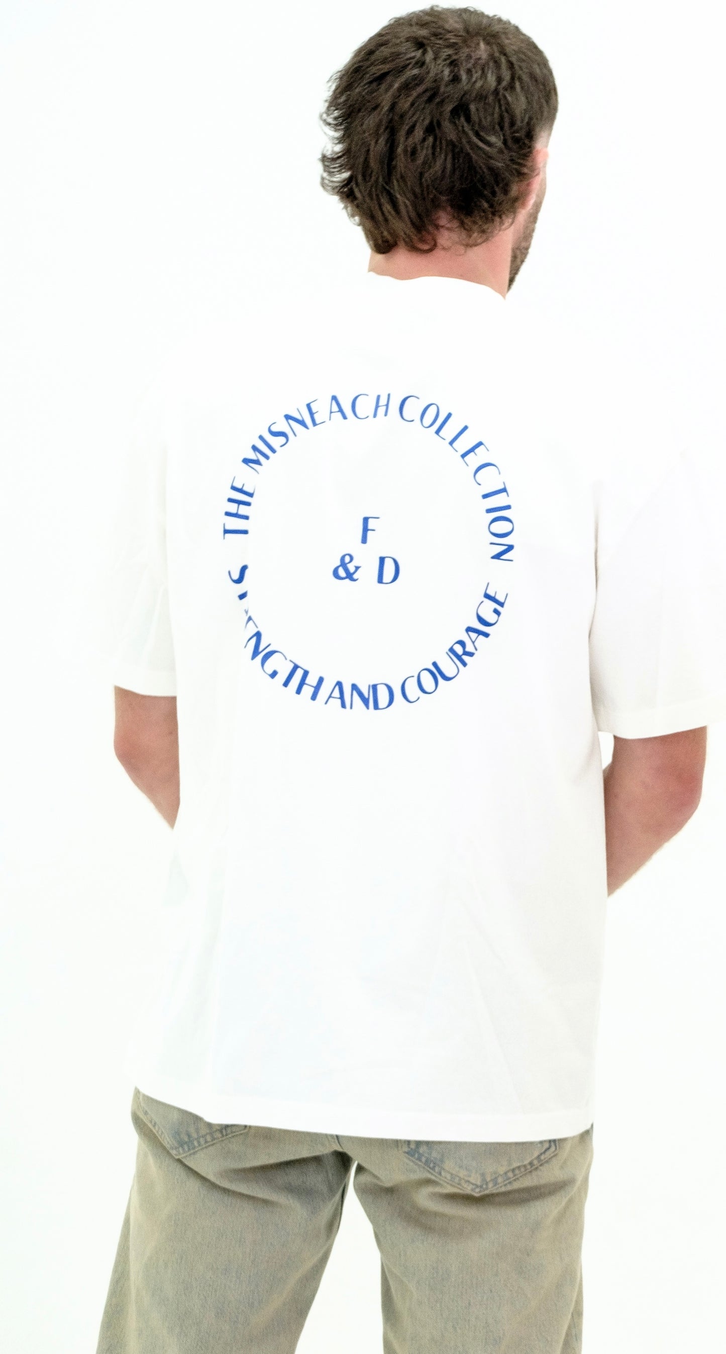 Blue Logo Oversized Tee
