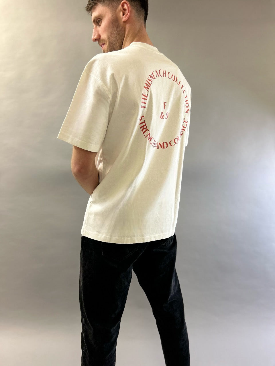 Red Logo Oversized Tee