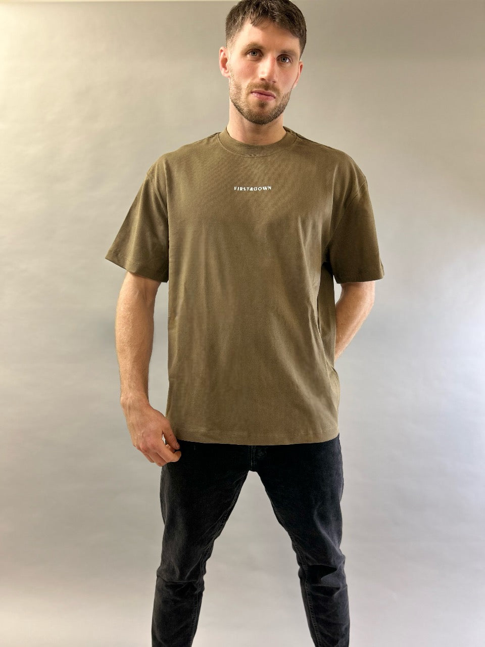 The Khaki Heavyweight Oversized Tee