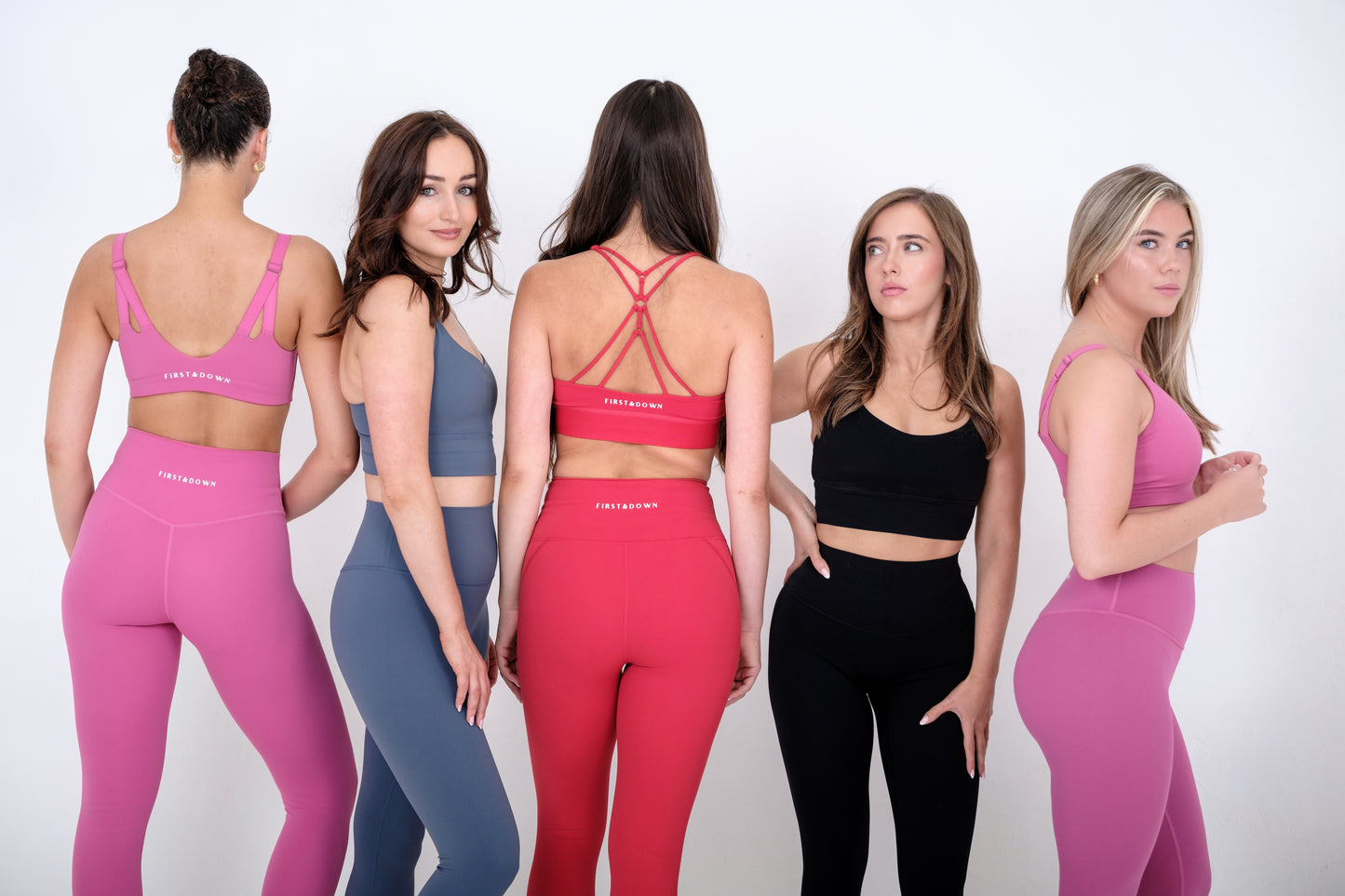 Cross Back Bra (Steel Blue)