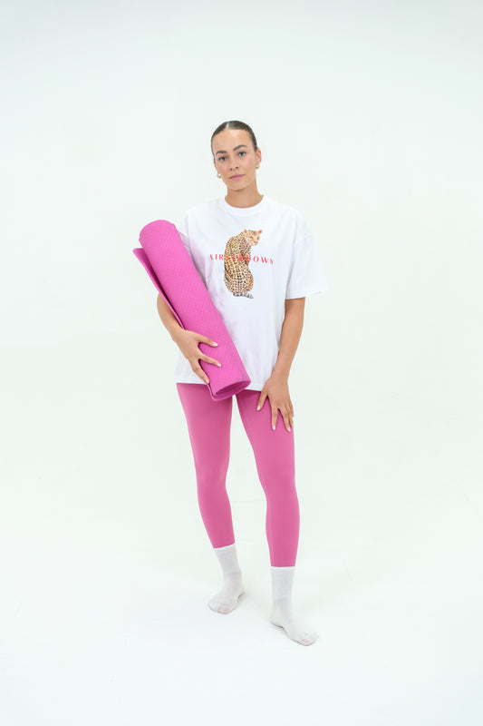 White Leopard Print T-Shirt