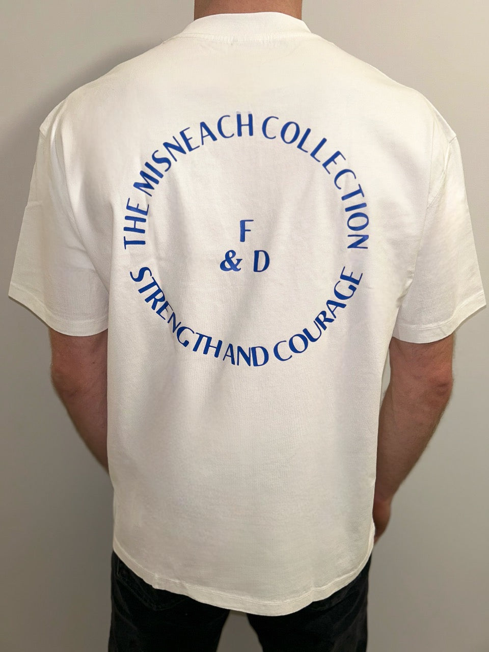 Blue Logo Oversized Tee