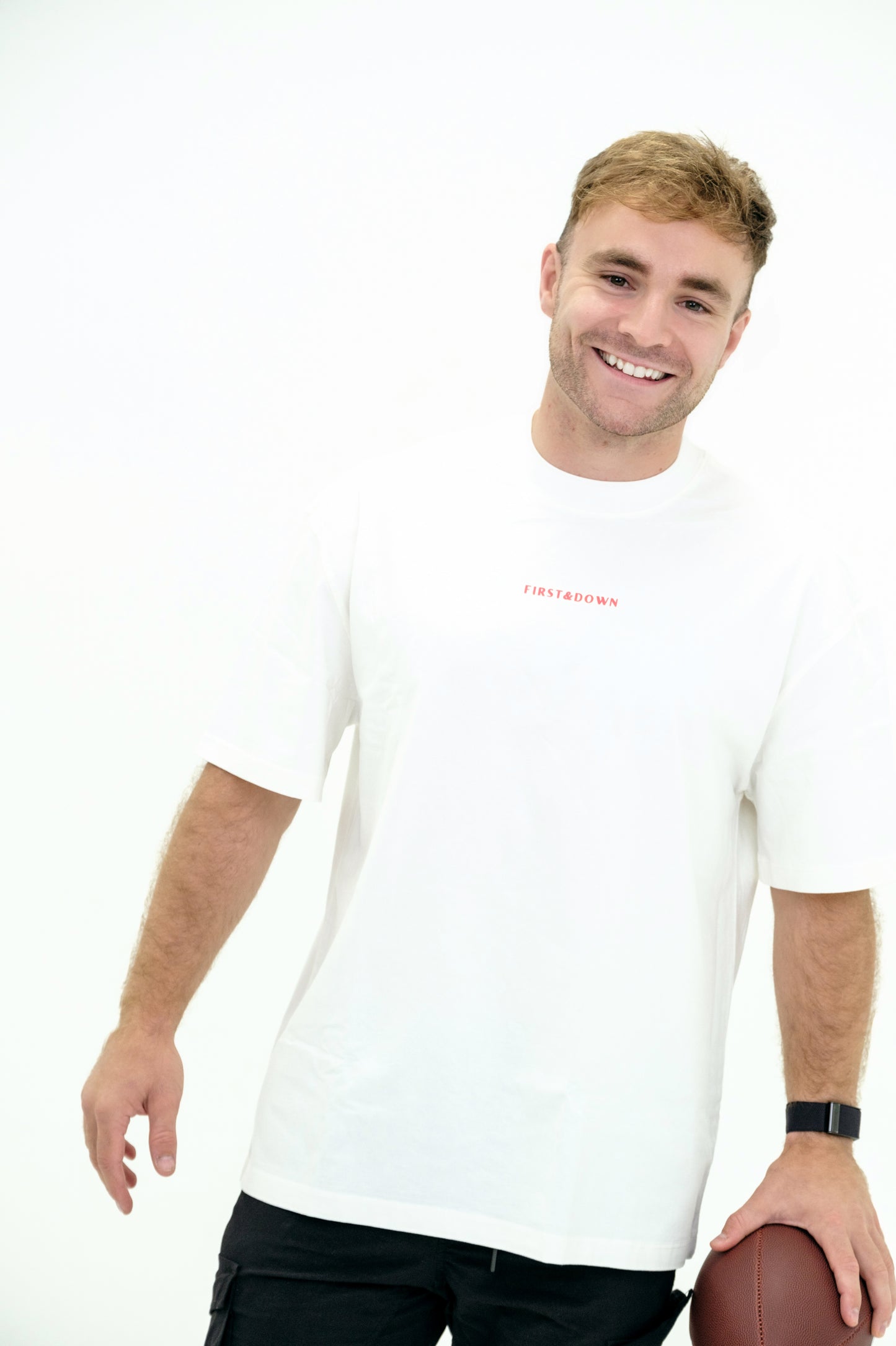 Red Logo Oversized Tee