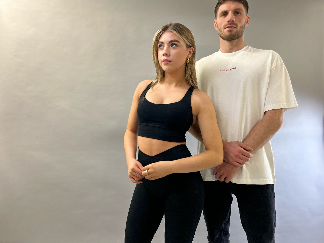 Cross Back Bra (Black)