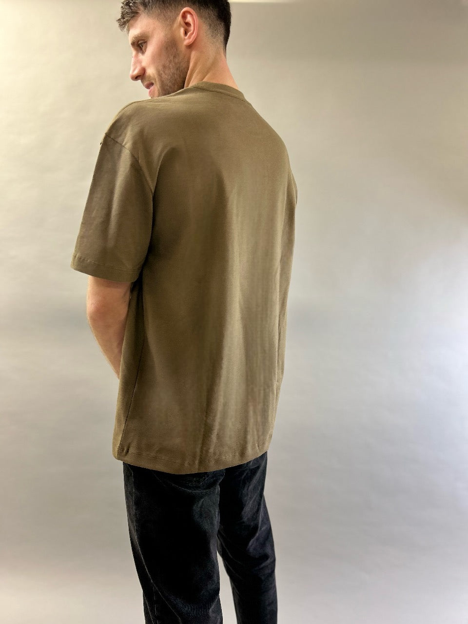The Khaki Heavyweight Oversized Tee