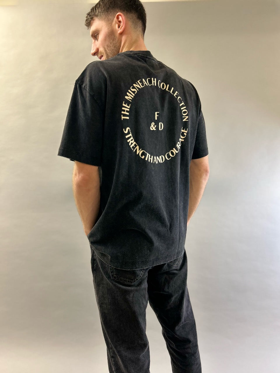 The Charcoal Oversized Tee