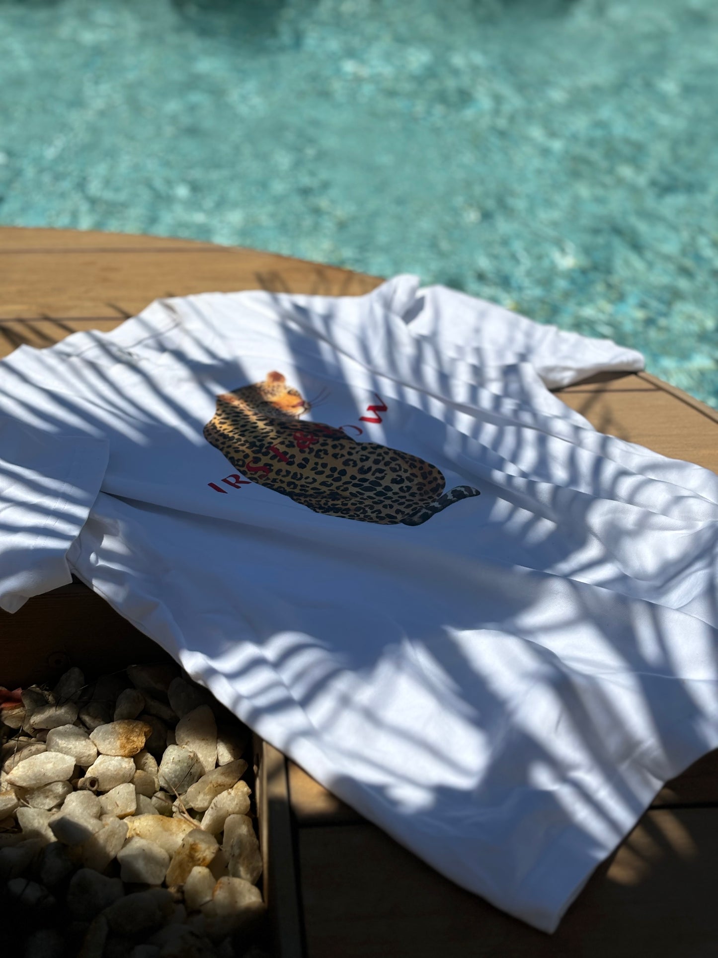 White Leopard Print T-Shirt