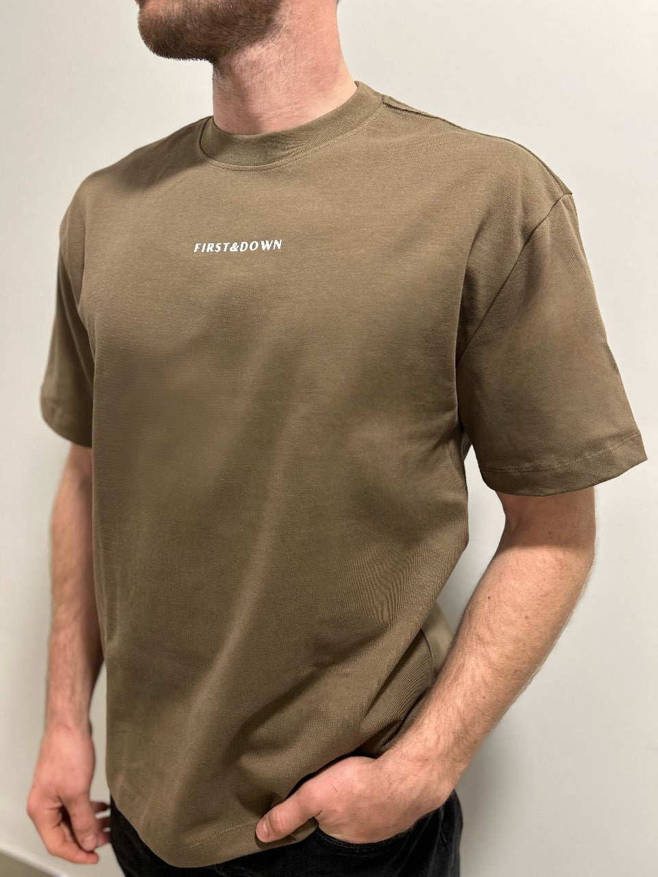 The Khaki Heavyweight Oversized Tee