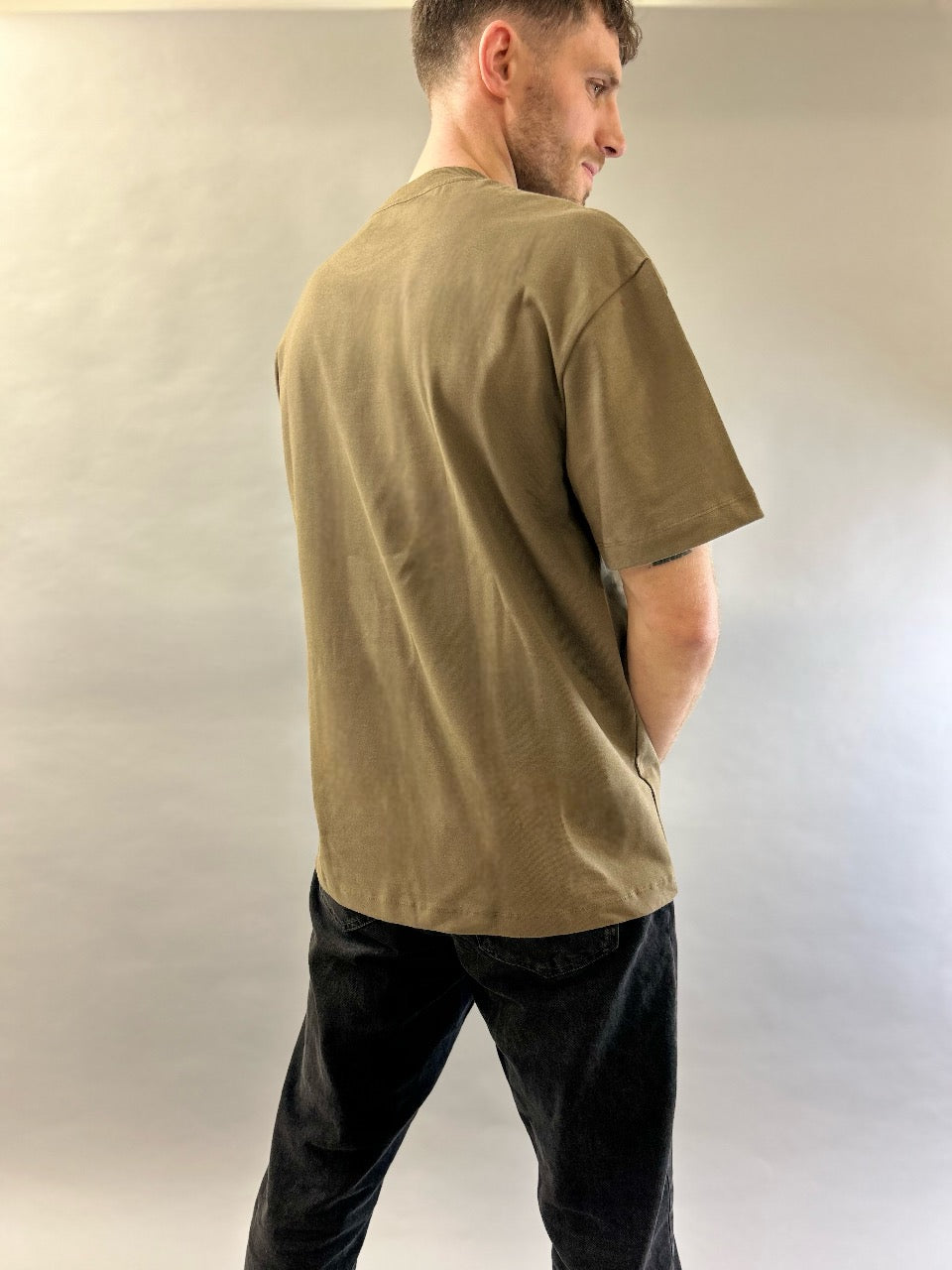 The Khaki Heavyweight Oversized Tee