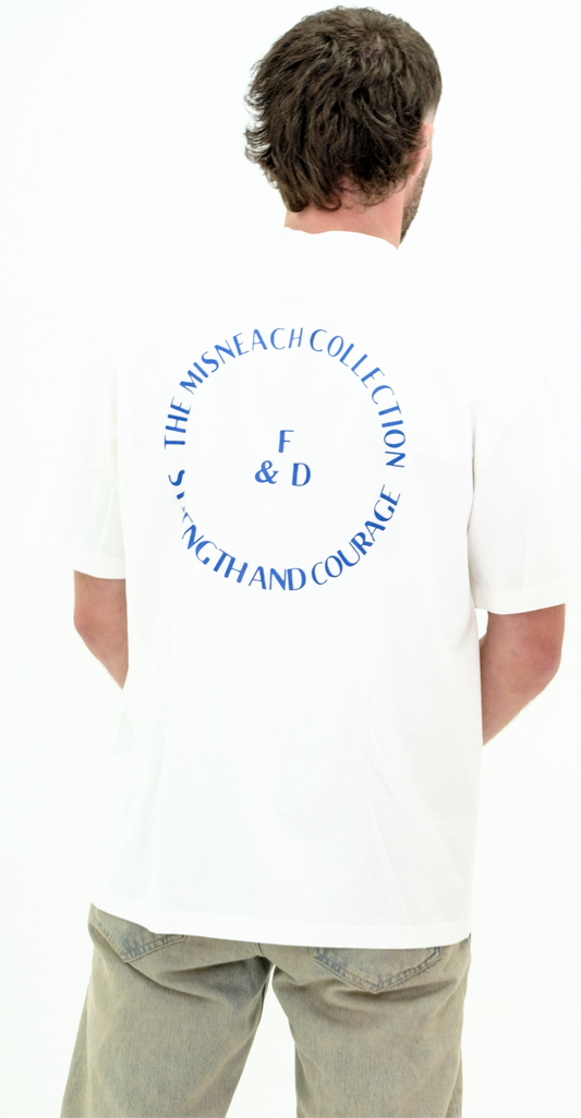 Blue Logo Oversized Tee